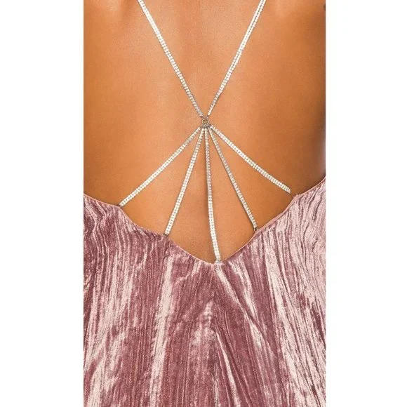 NWT NBD Vika Mini Dress in Mauve | XXS - Picture 4 of 6